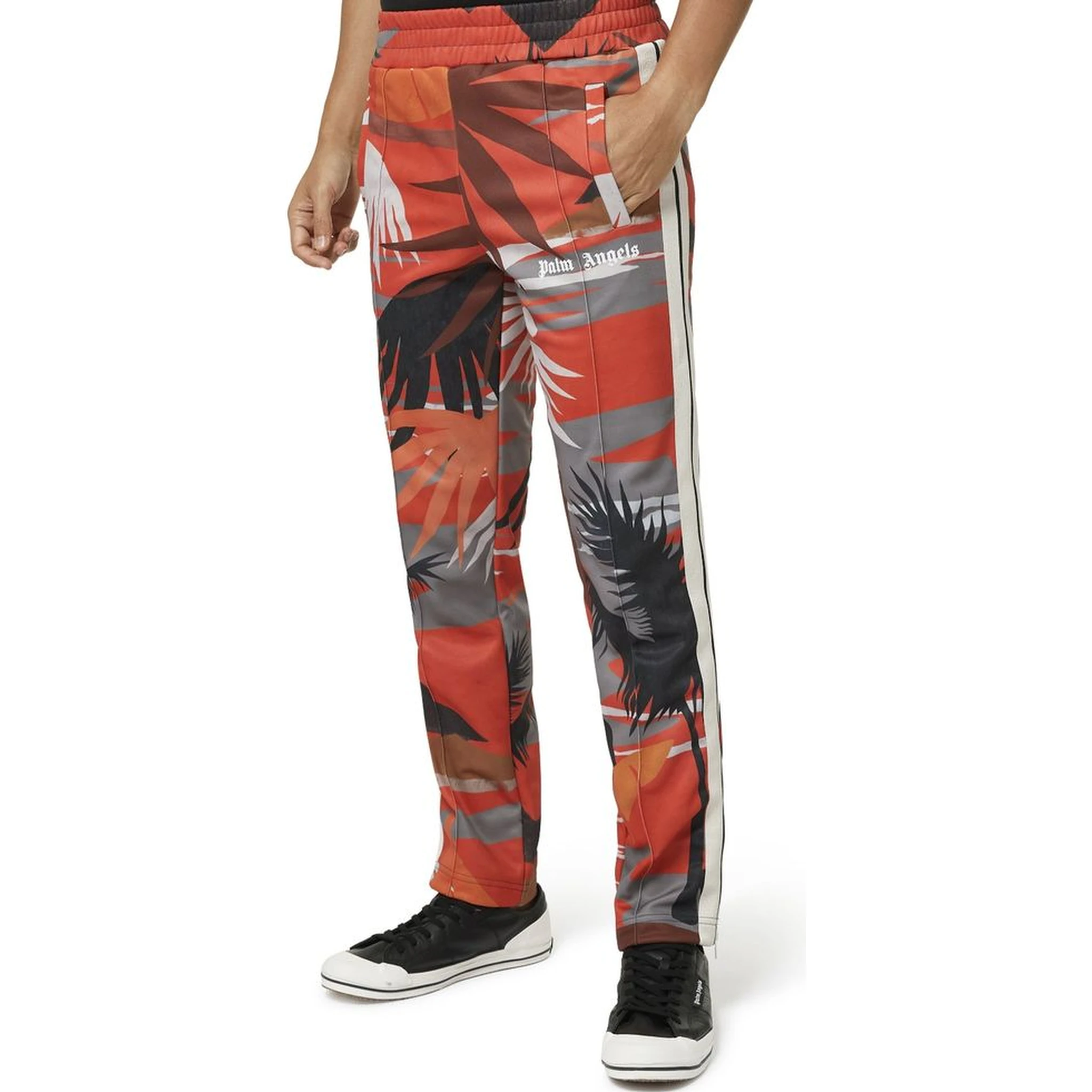 Multicolor Polyester Casual Pants