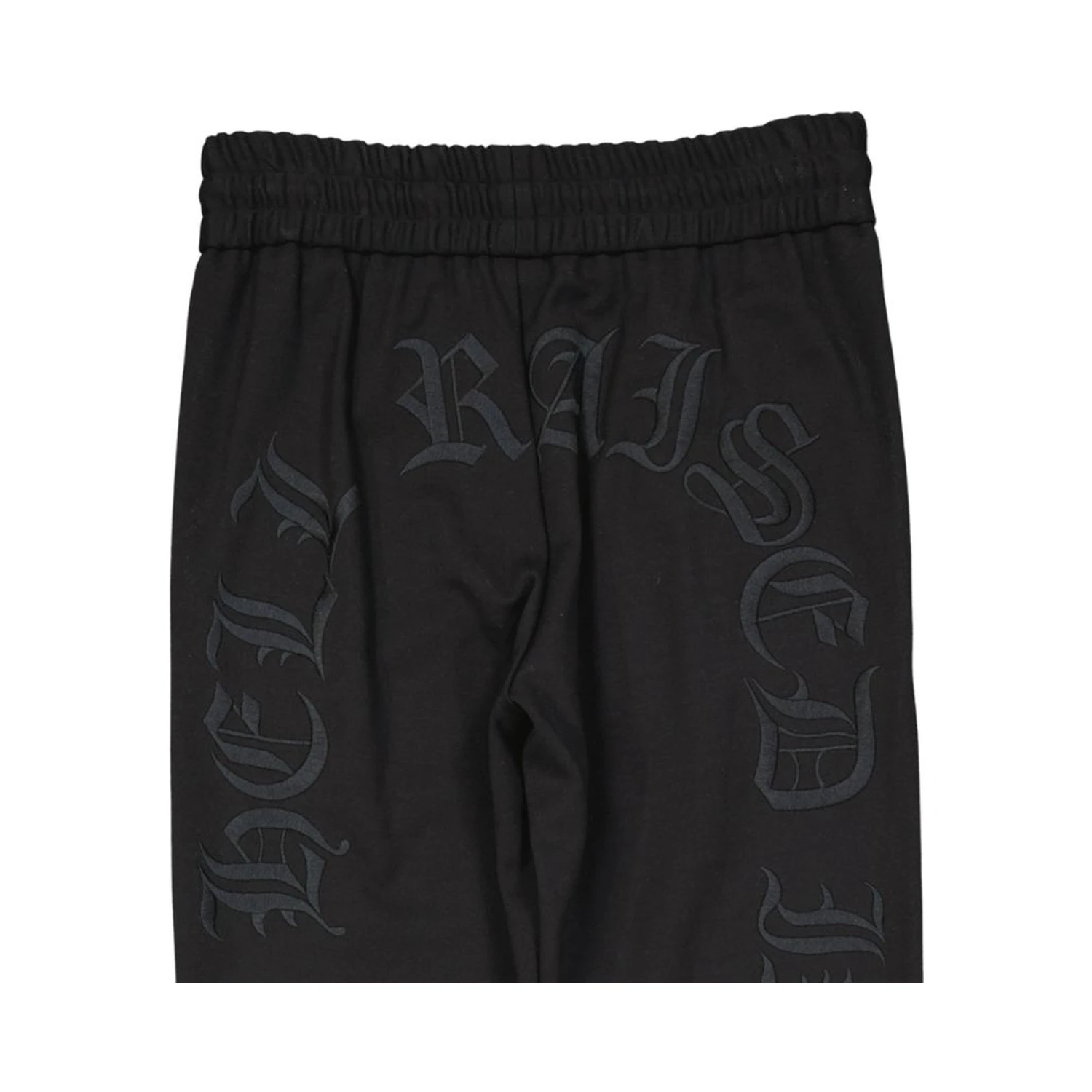 Black Elastane Joggers (Workout Pants)
