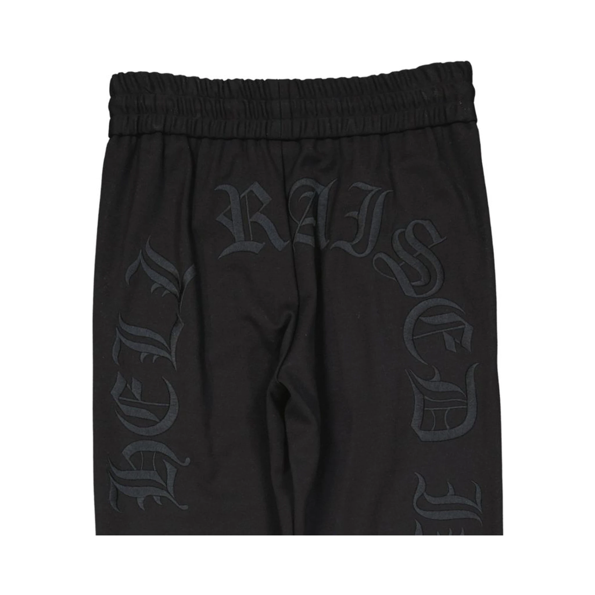 Black Elastane Joggers (Workout Pants)