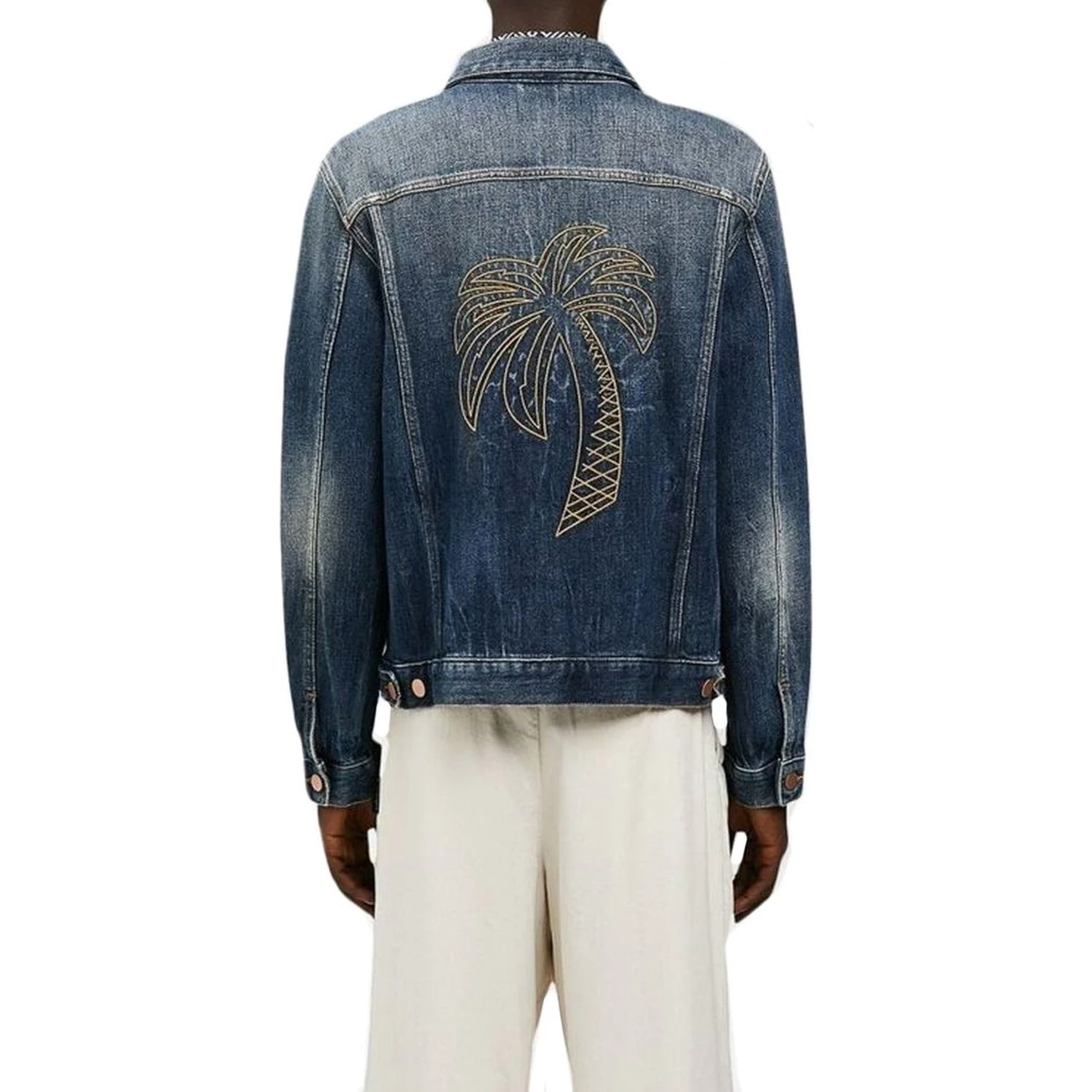 Blue Cotton Denim Jacket