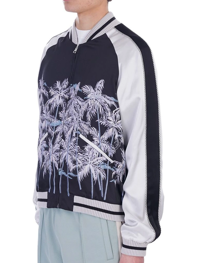 Black Polyester Bomber alternative