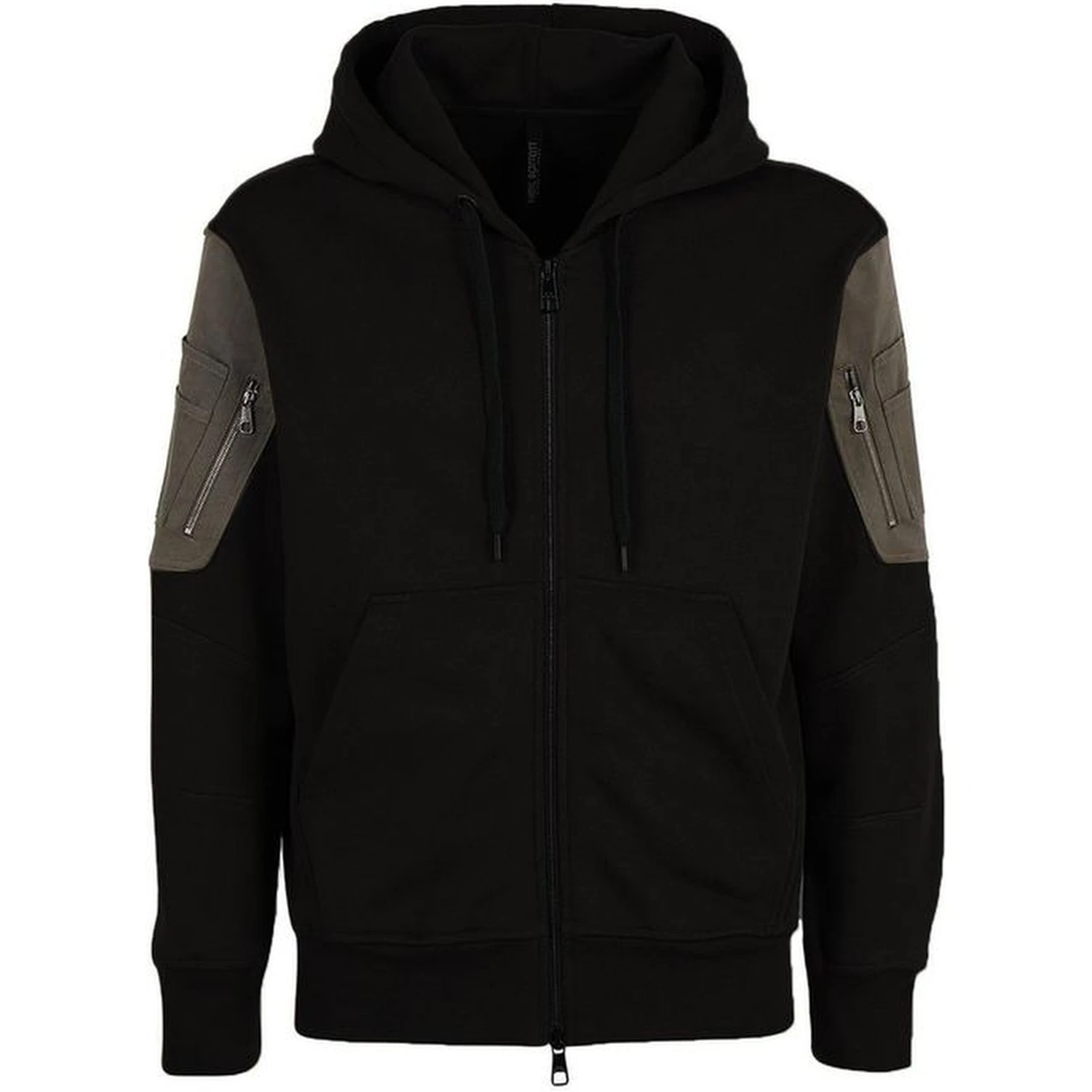 Black Cotton Sweatshirt