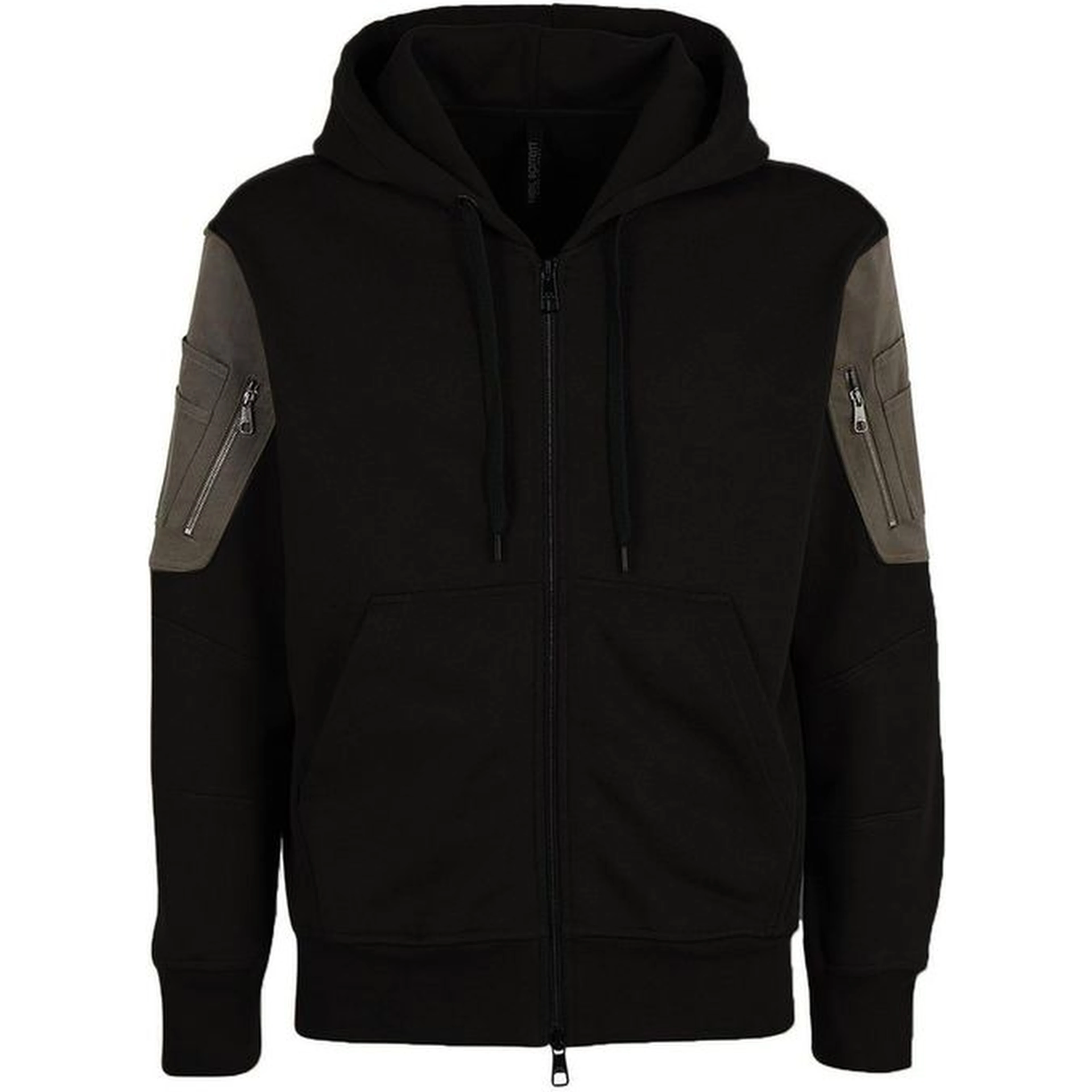 Black Cotton Sweatshirt