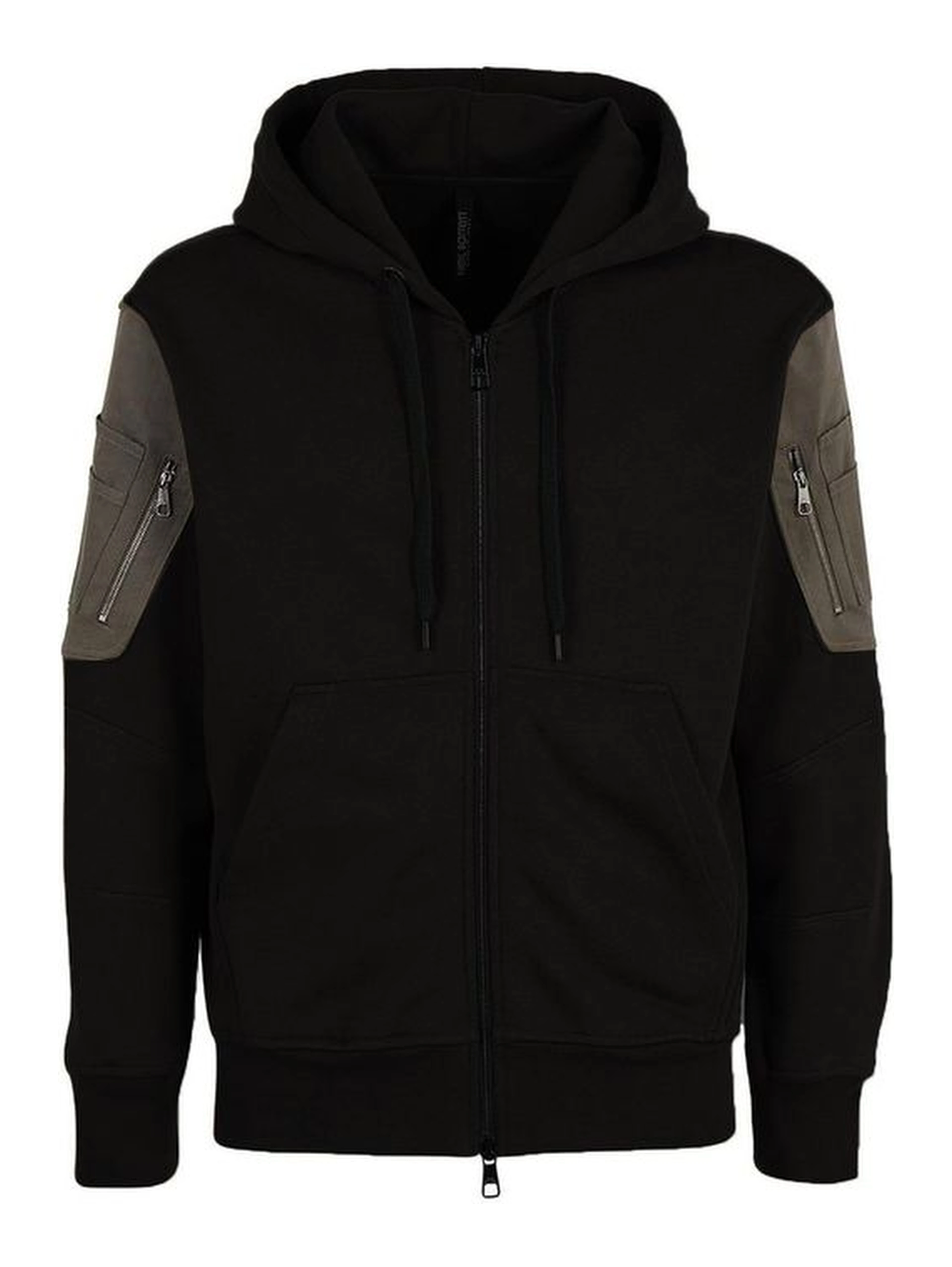 Black Cotton Sweatshirt
