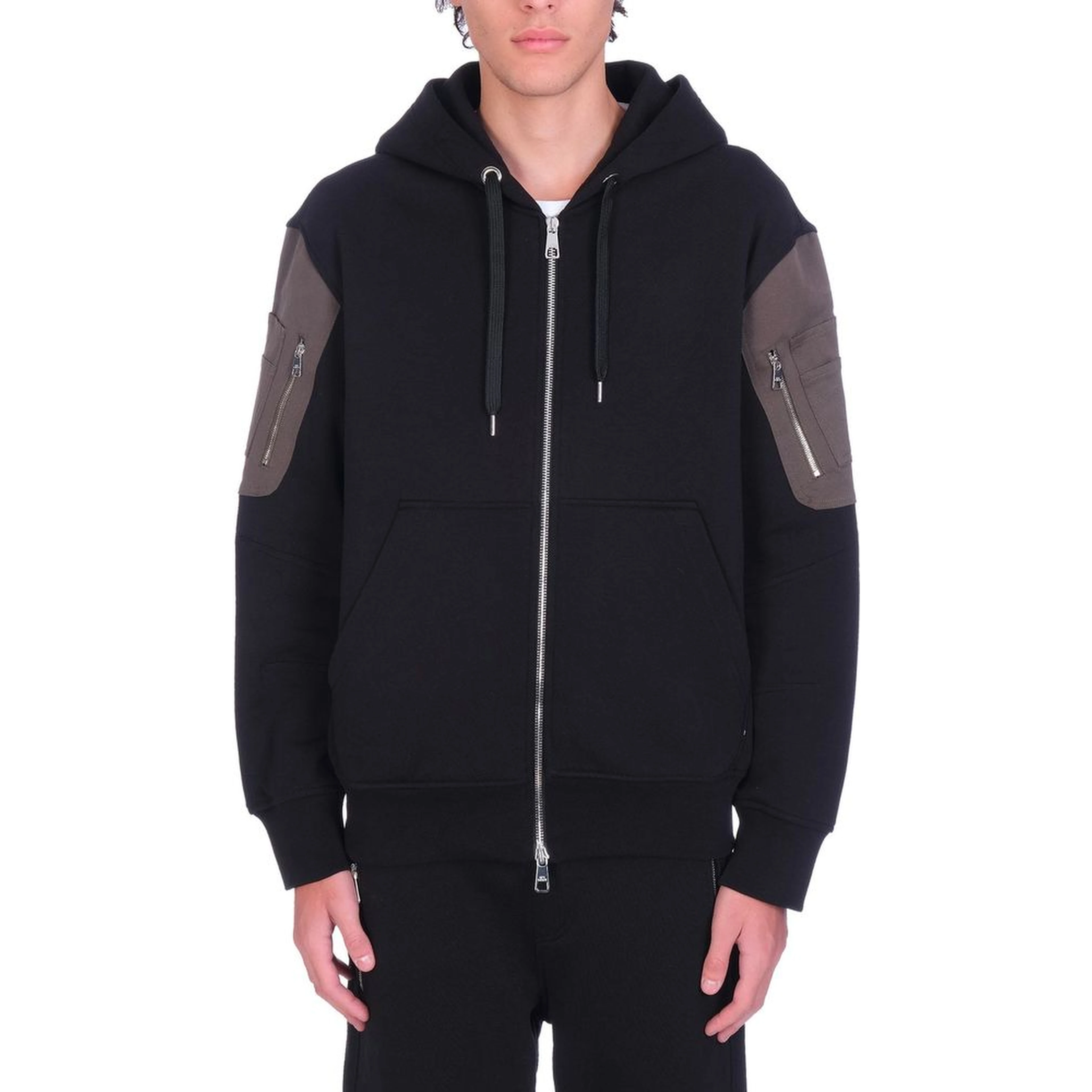 Black Cotton Sweatshirt