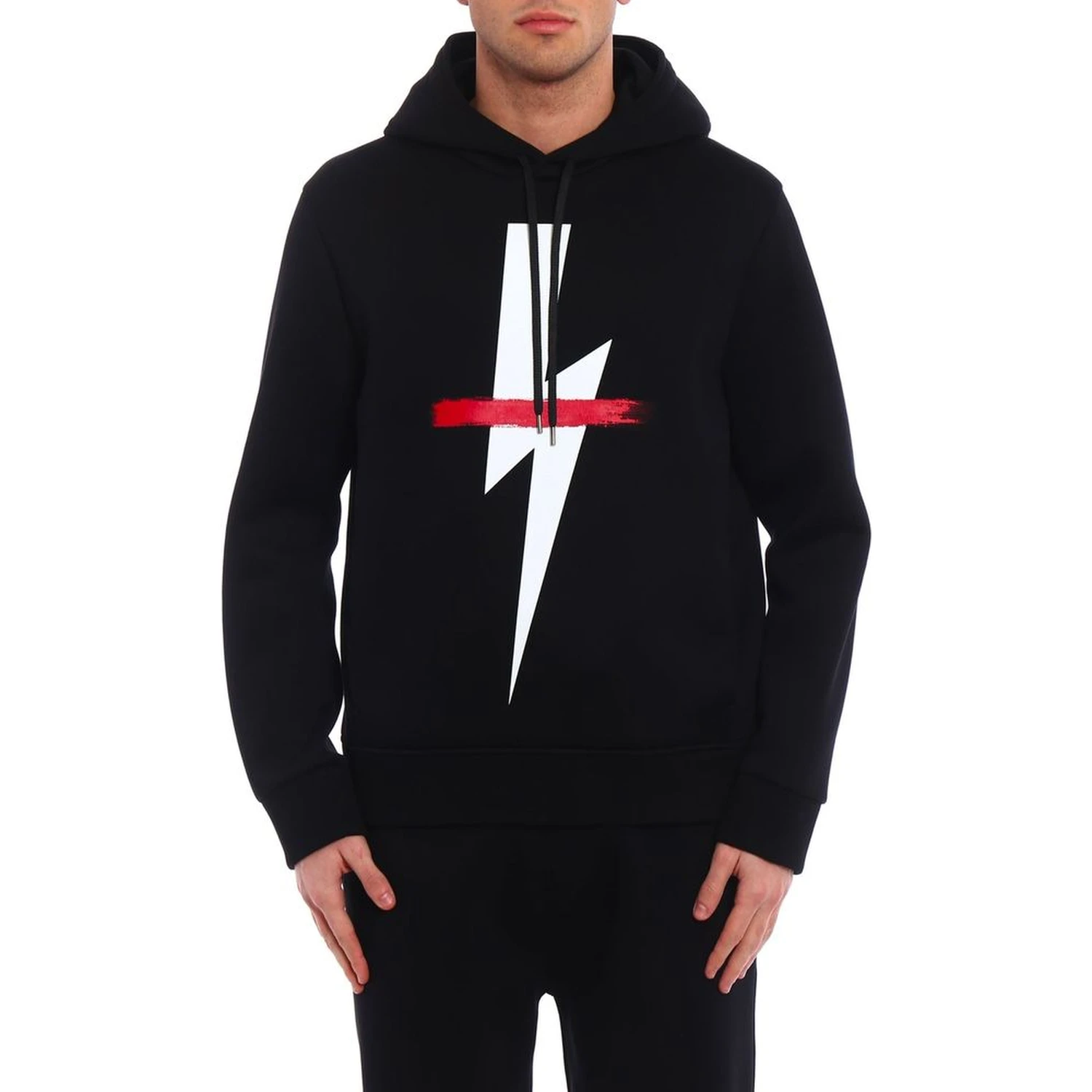 Black Cotton Sweatshirt