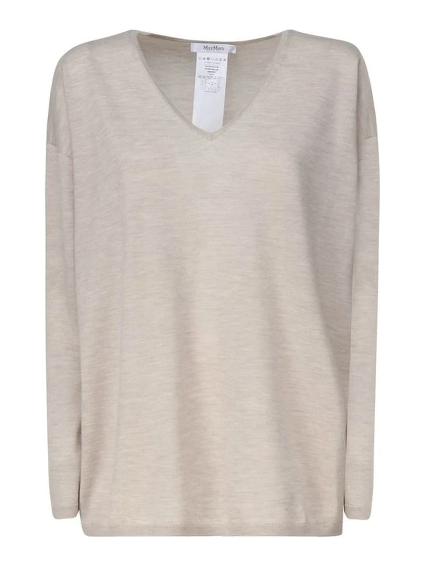 Beige Cashmere Cashmere Sweater