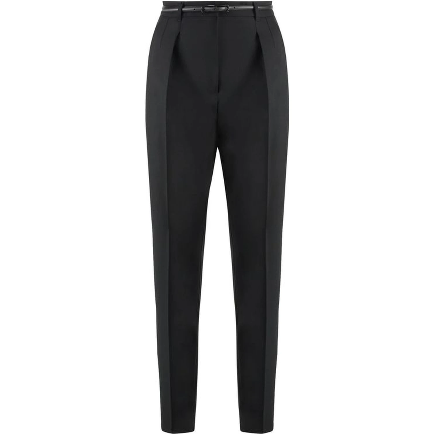 Black Elastane Dress Pants