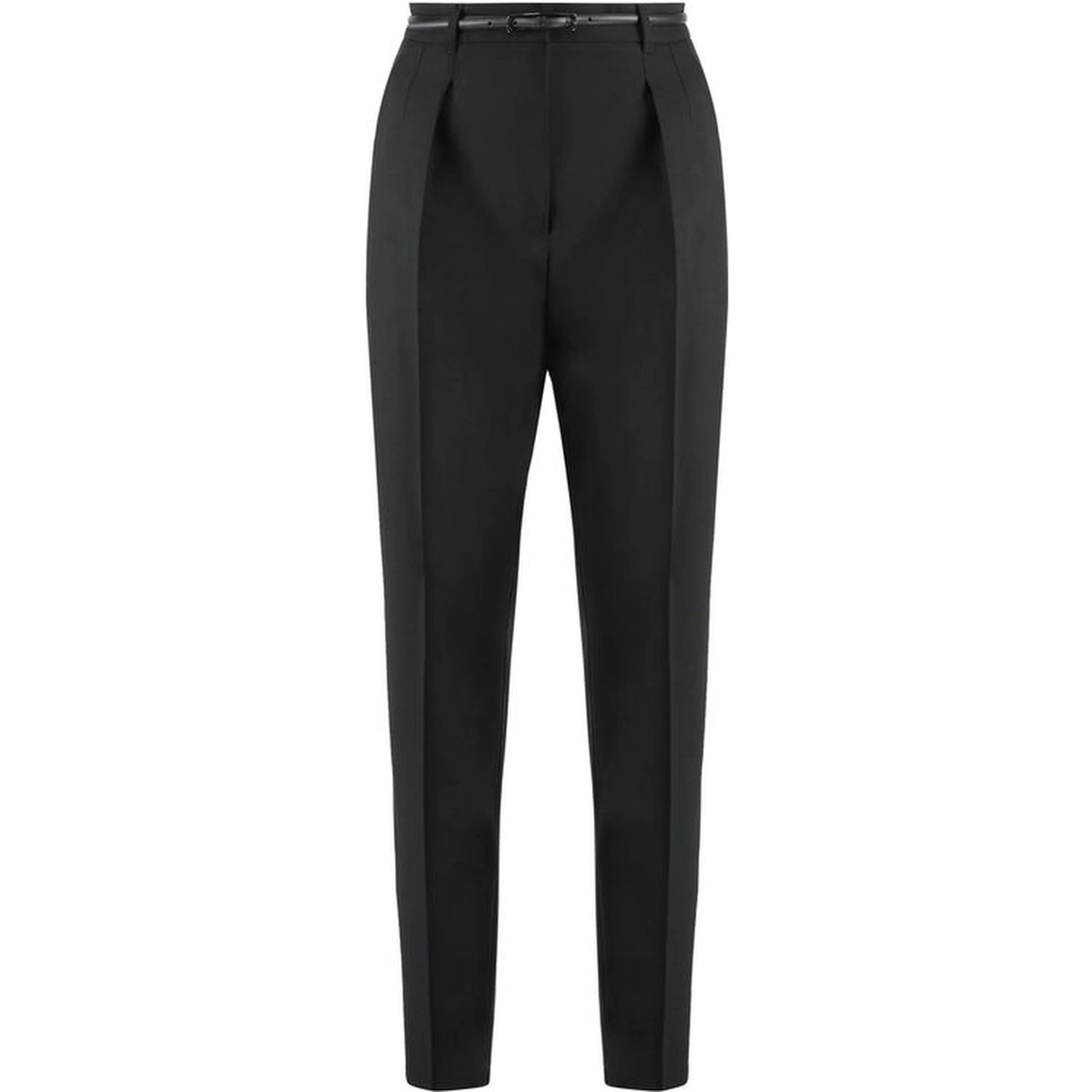 Black Elastane Dress Pants