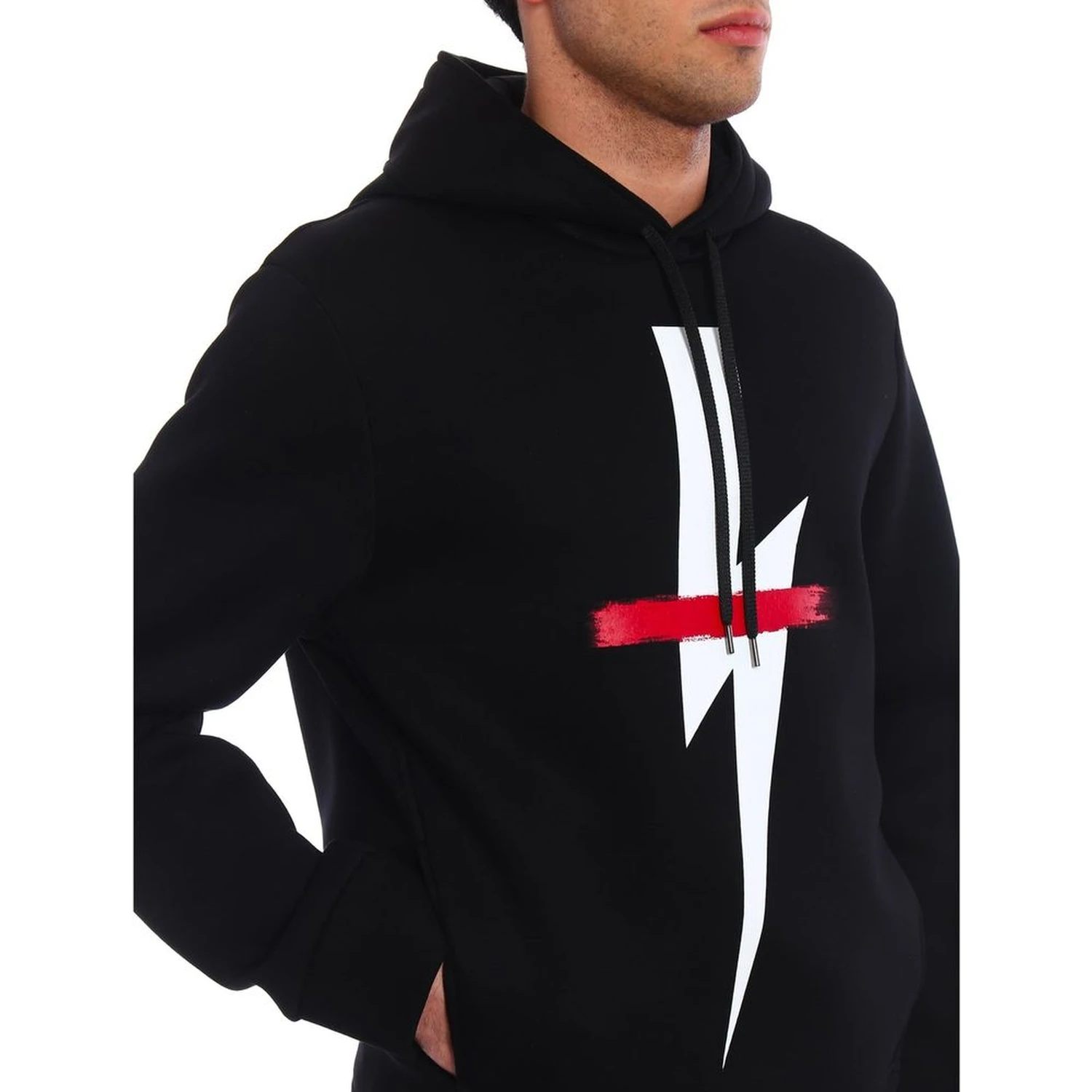 Black Cotton Sweatshirt