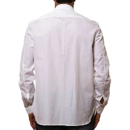 White Cotton Pattern Shirt