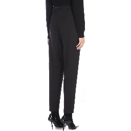 Black Elastane Dress Pants