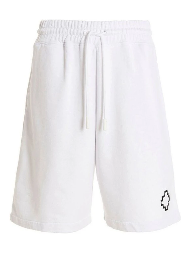 White Cotton Shorts
