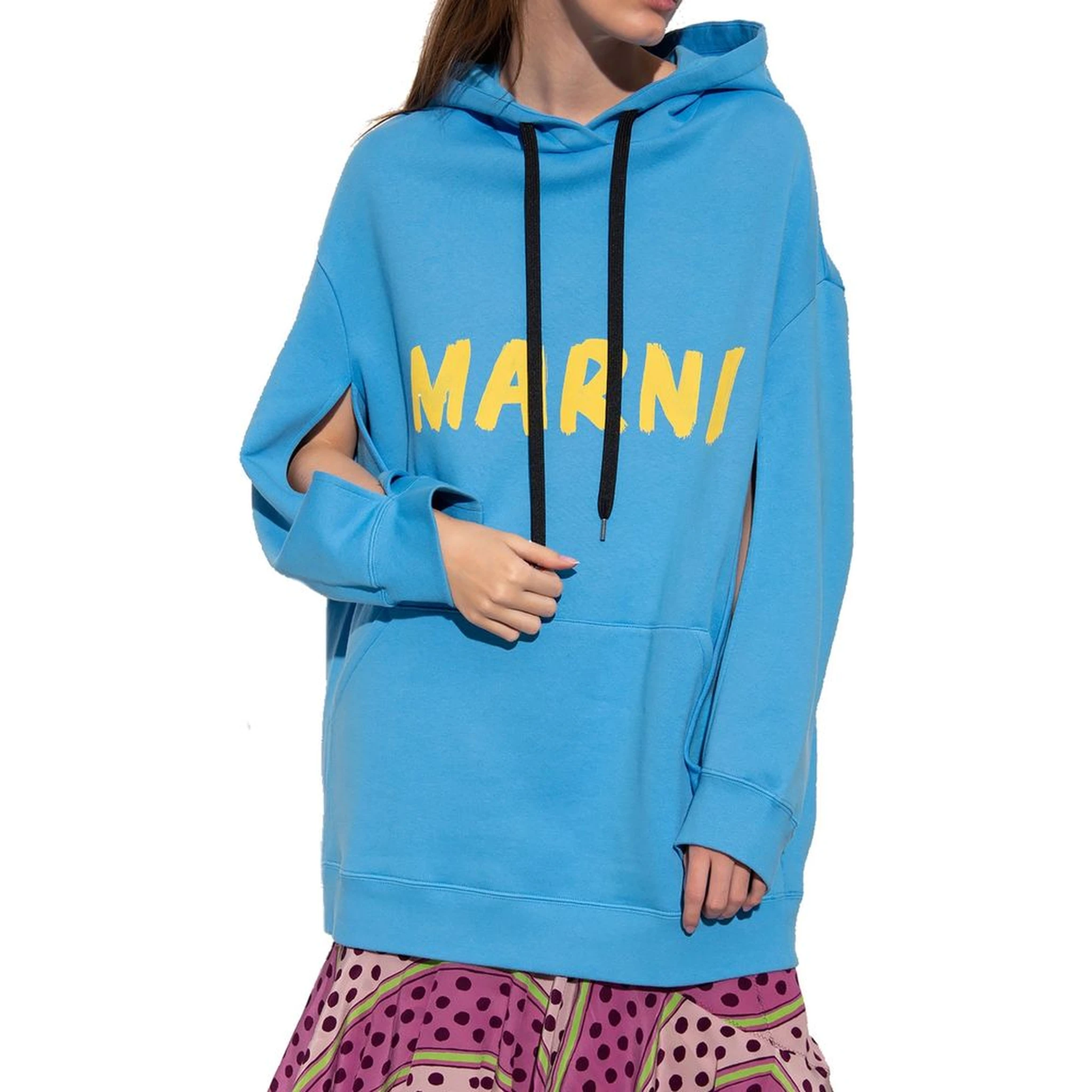 Blue Cotton Sweatshirt