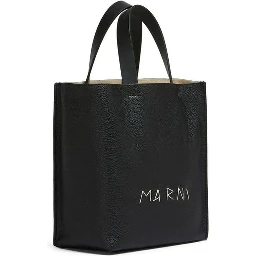 Black Calfskin Tote Bag
