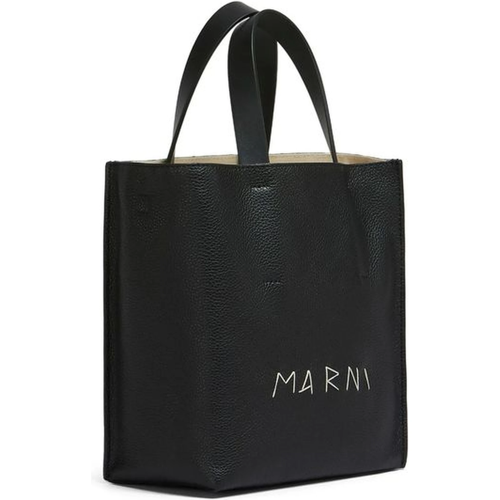 Black Calfskin Tote Bag