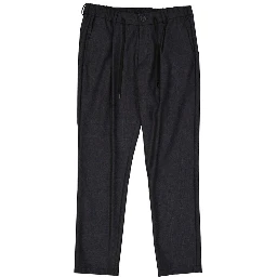 Gray Wool Casual Pants