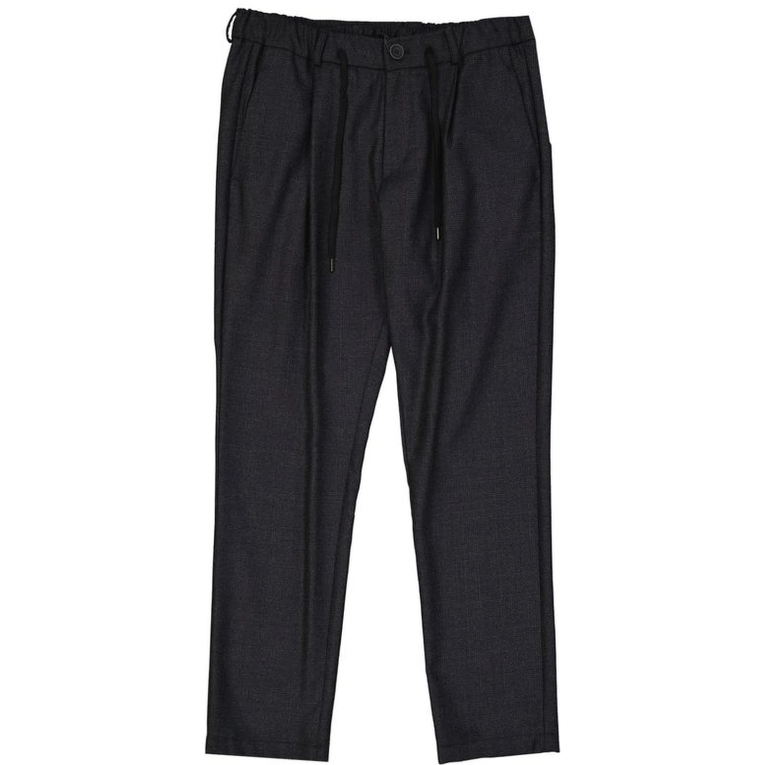 Gray Wool Casual Pants