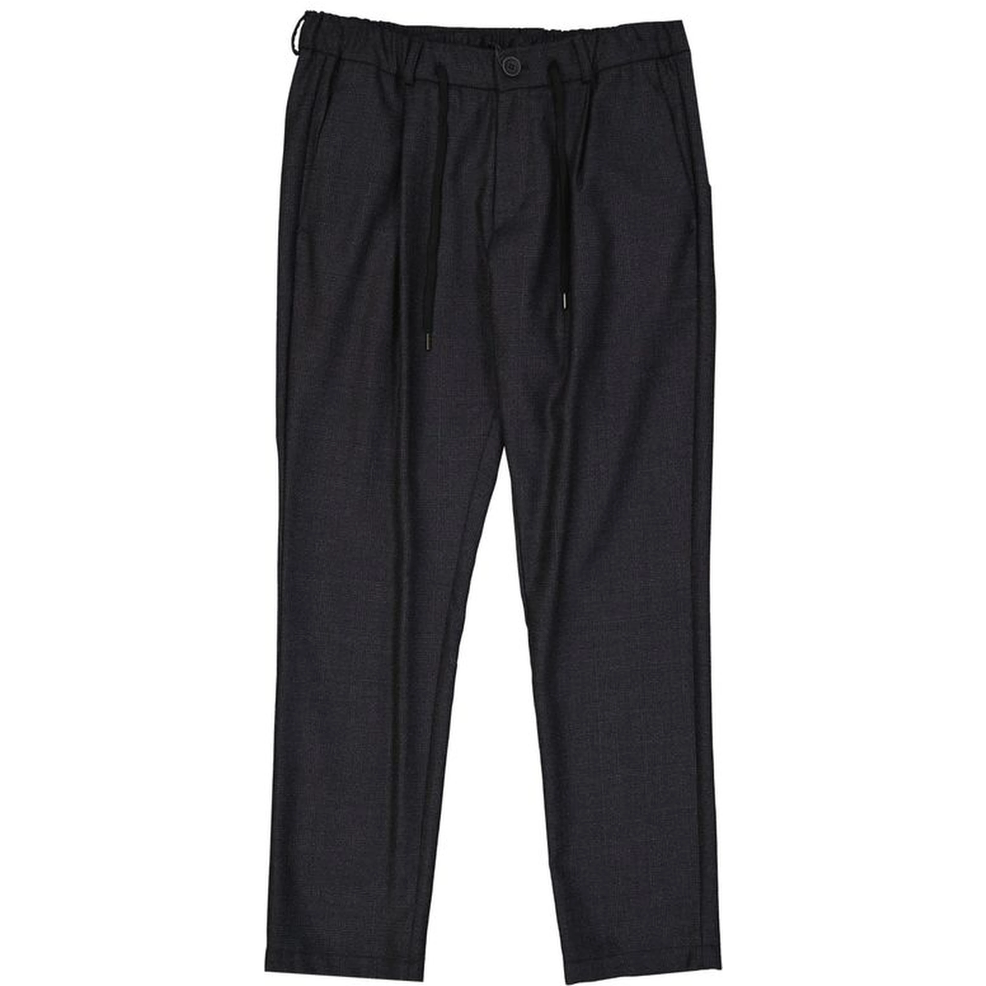 Gray Wool Casual Pants