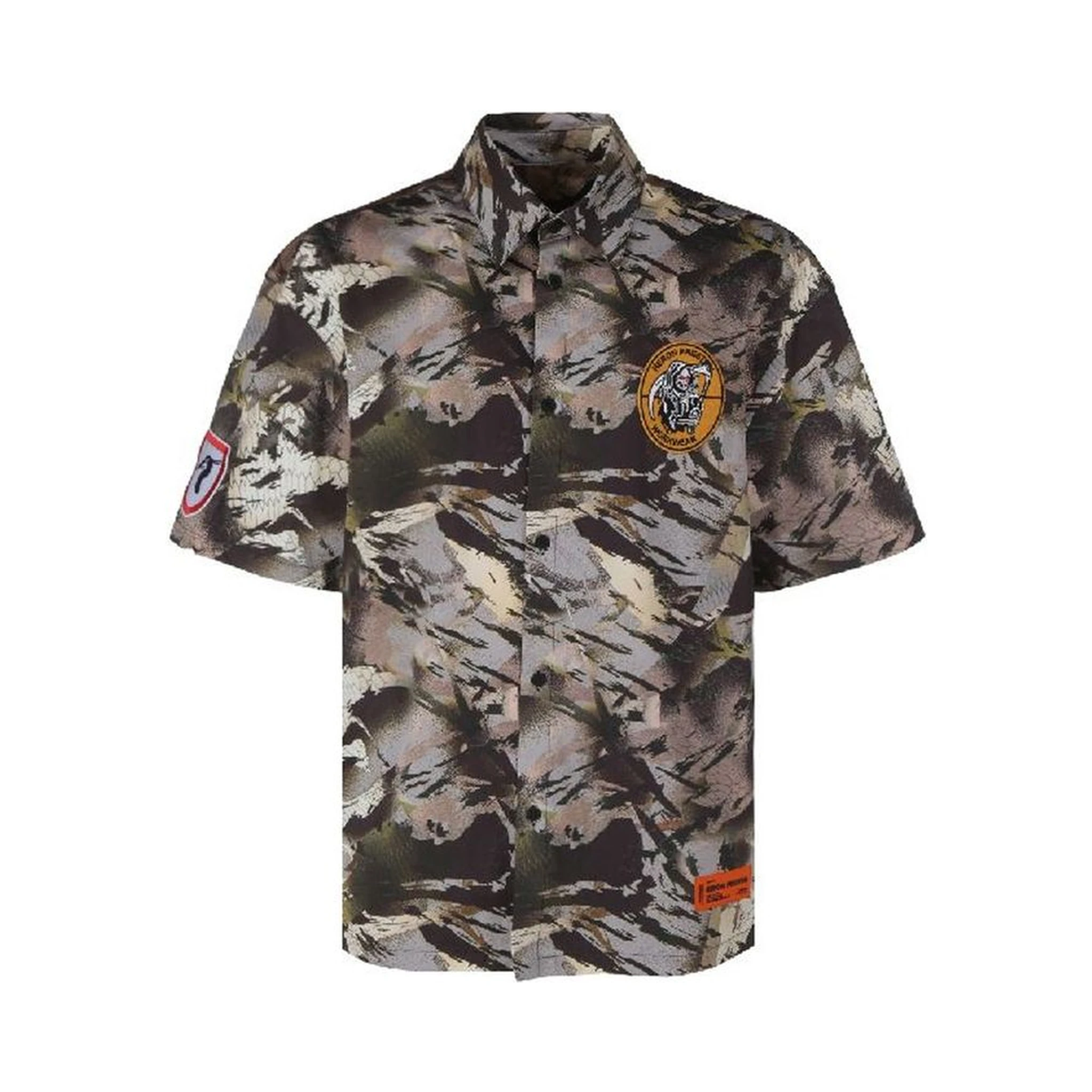 Bicolor Cotton Pattern Shirt