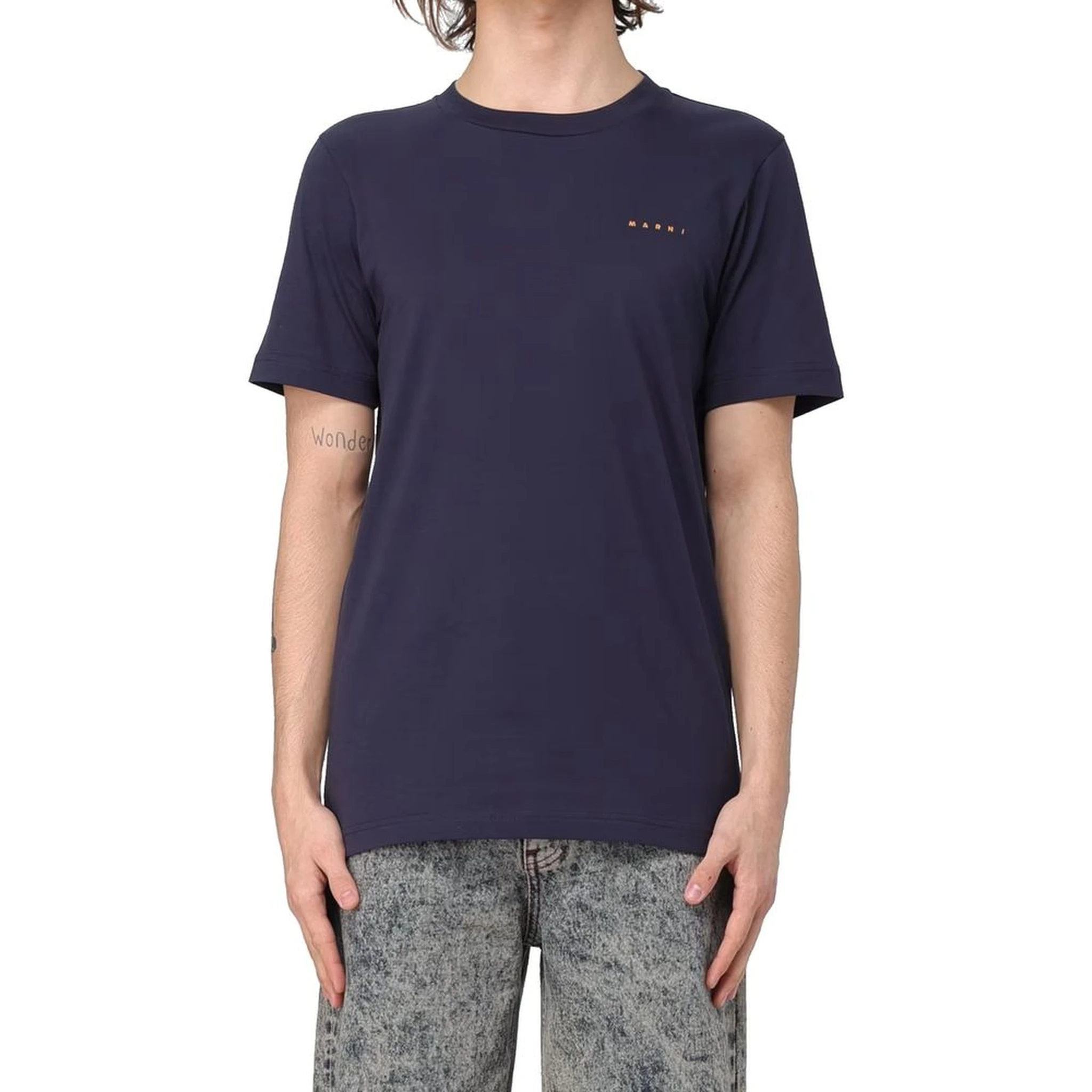 Black Cotton T-Shirt