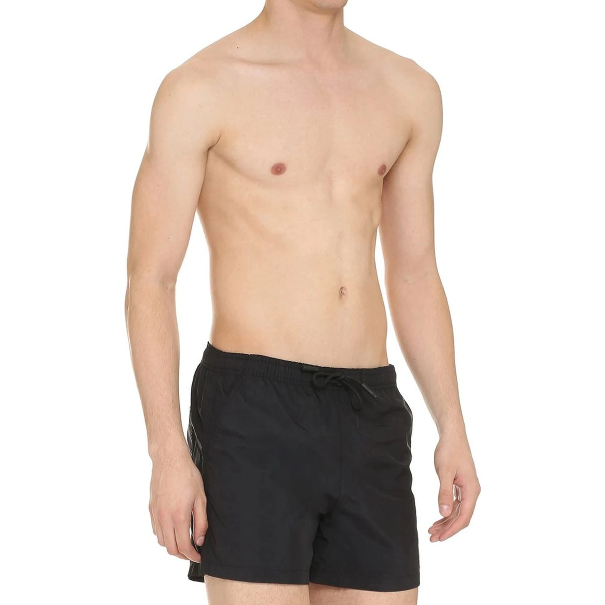 Black Polyamide Short And Mini Shorts