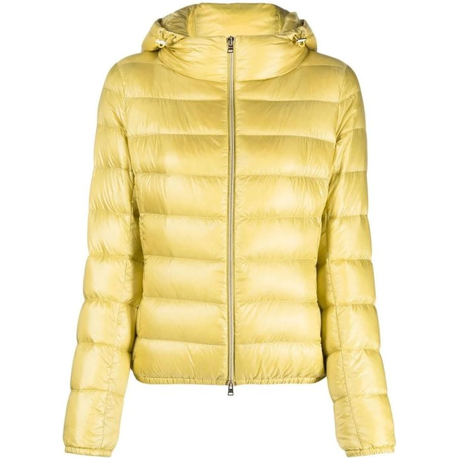 Bicolor Polyamide Full-Length Jacket