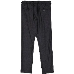 Gray Wool Casual Pants