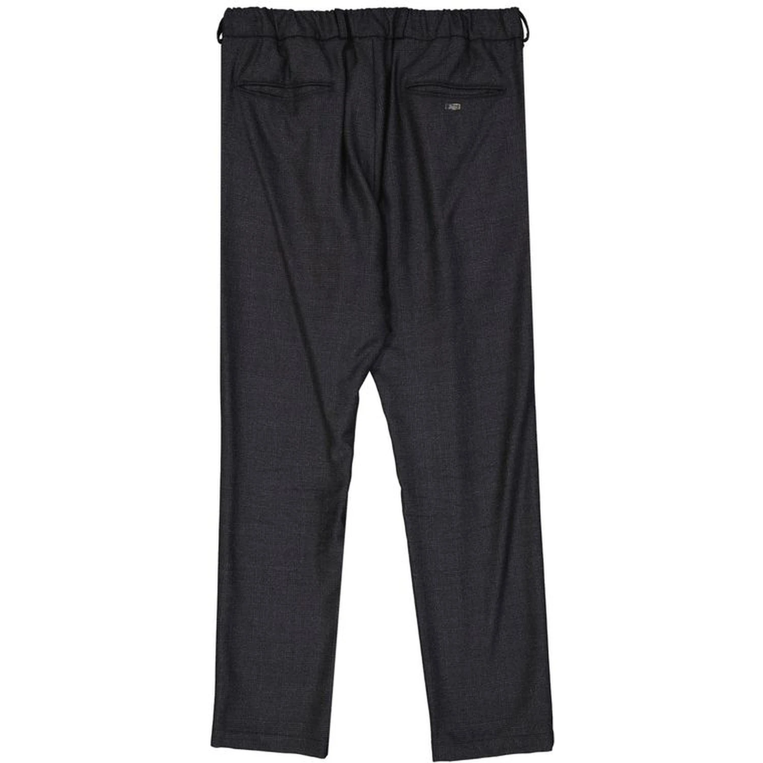 Gray Wool Casual Pants