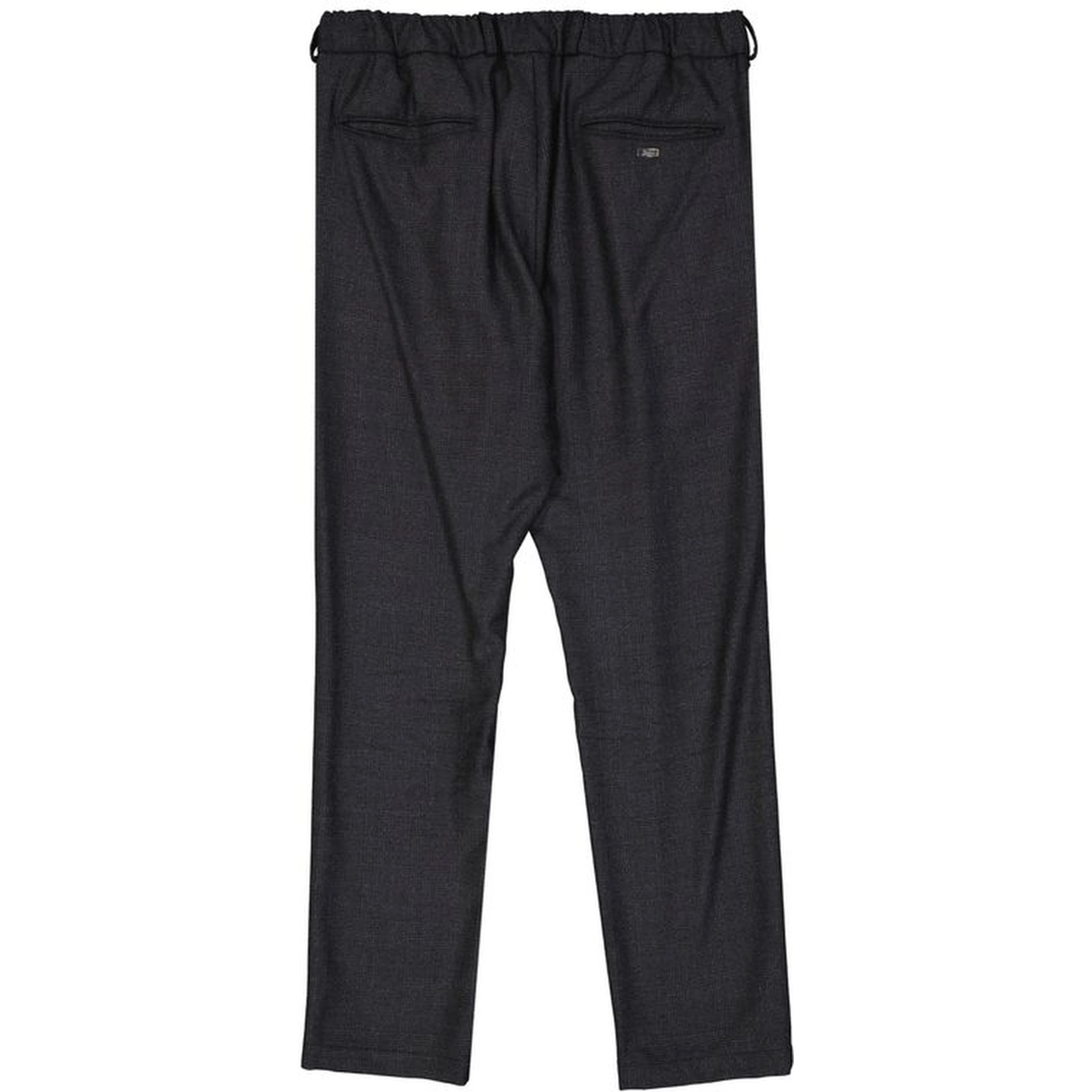 Gray Wool Casual Pants