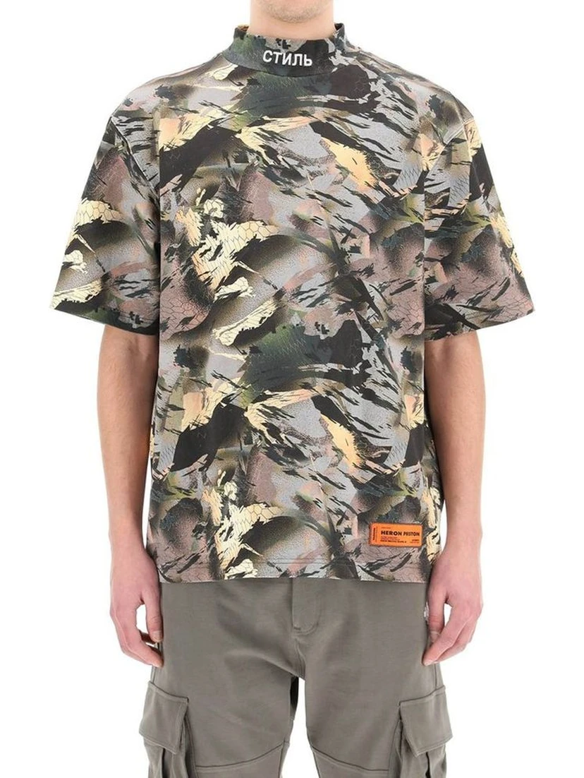 تيشيرت قطني ثنائي اللون