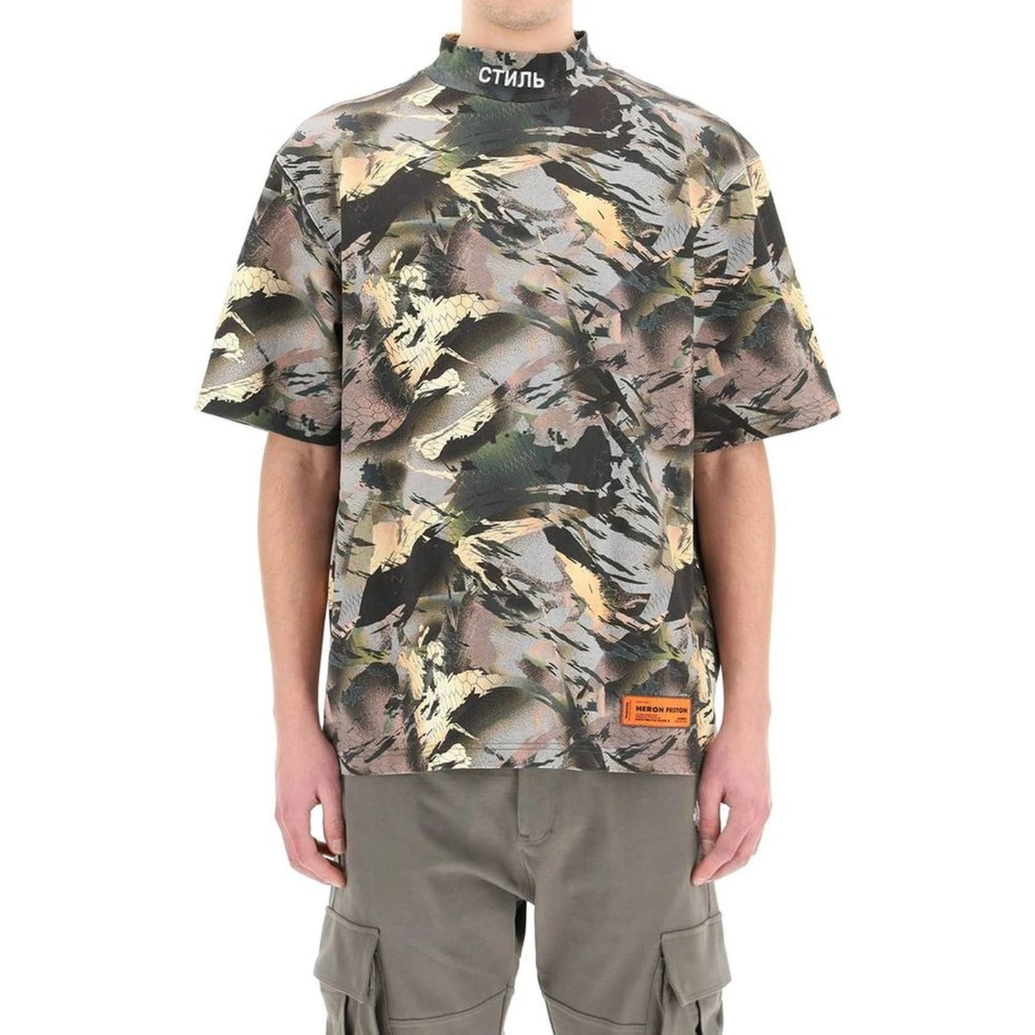 Bicolor Cotton T-Shirt