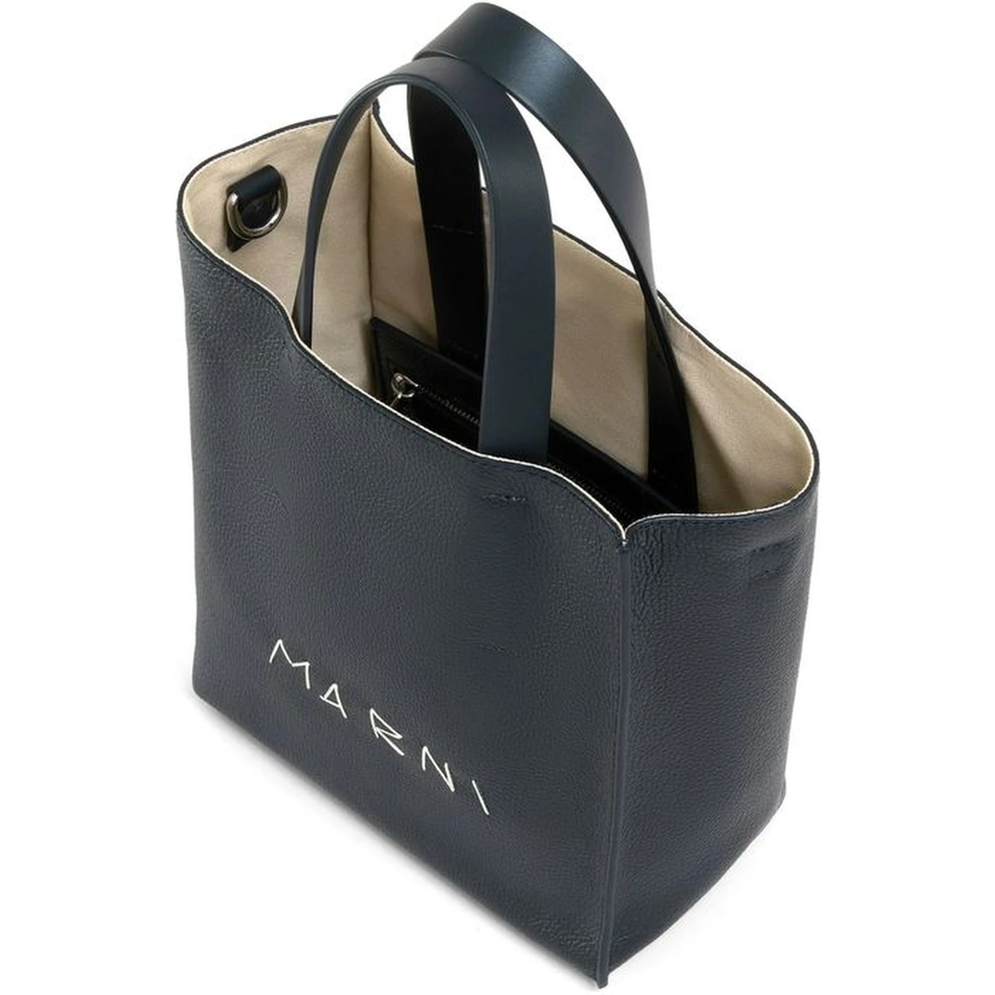 Black Calfskin Tote Bag