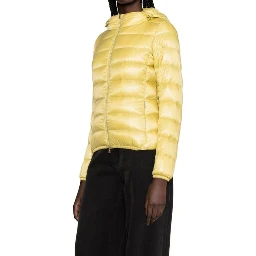 Bicolor Polyamide Full-Length Jacket