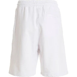 White Cotton Shorts
