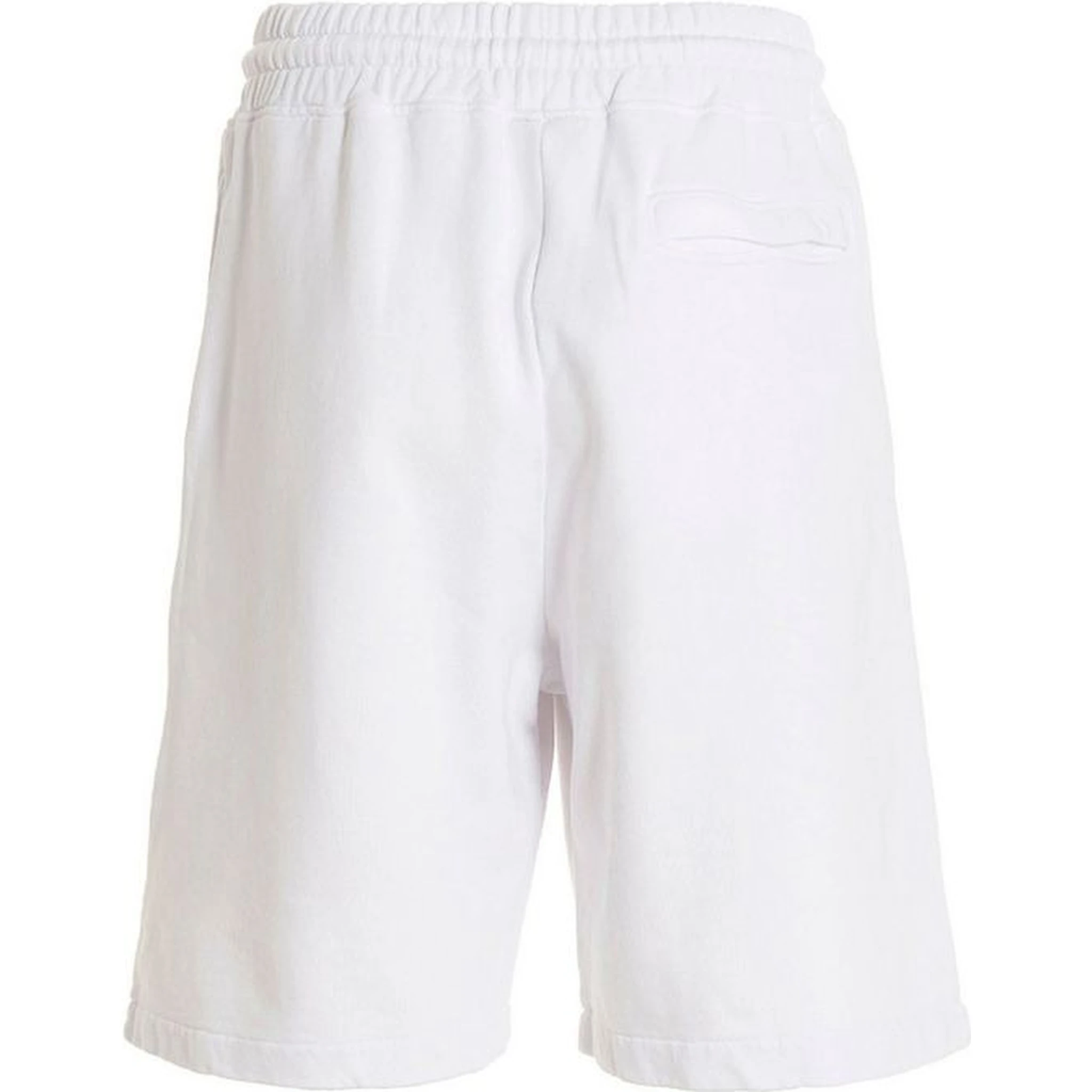 White Cotton Shorts