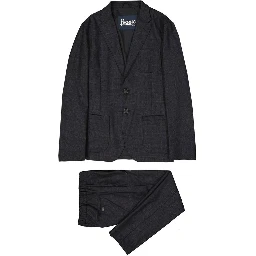 Gray Wool Casual Pants