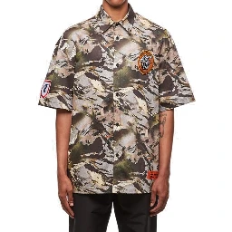 Bicolor Cotton Pattern Shirt