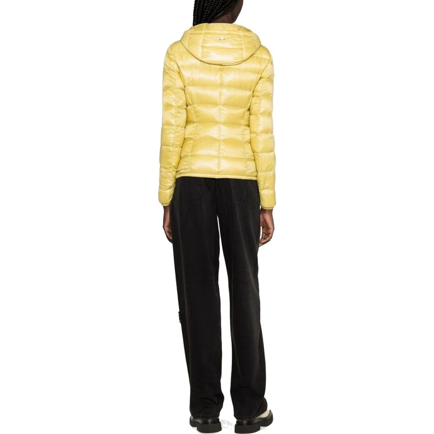Bicolor Polyamide Full-Length Jacket