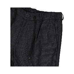 Gray Wool Casual Pants