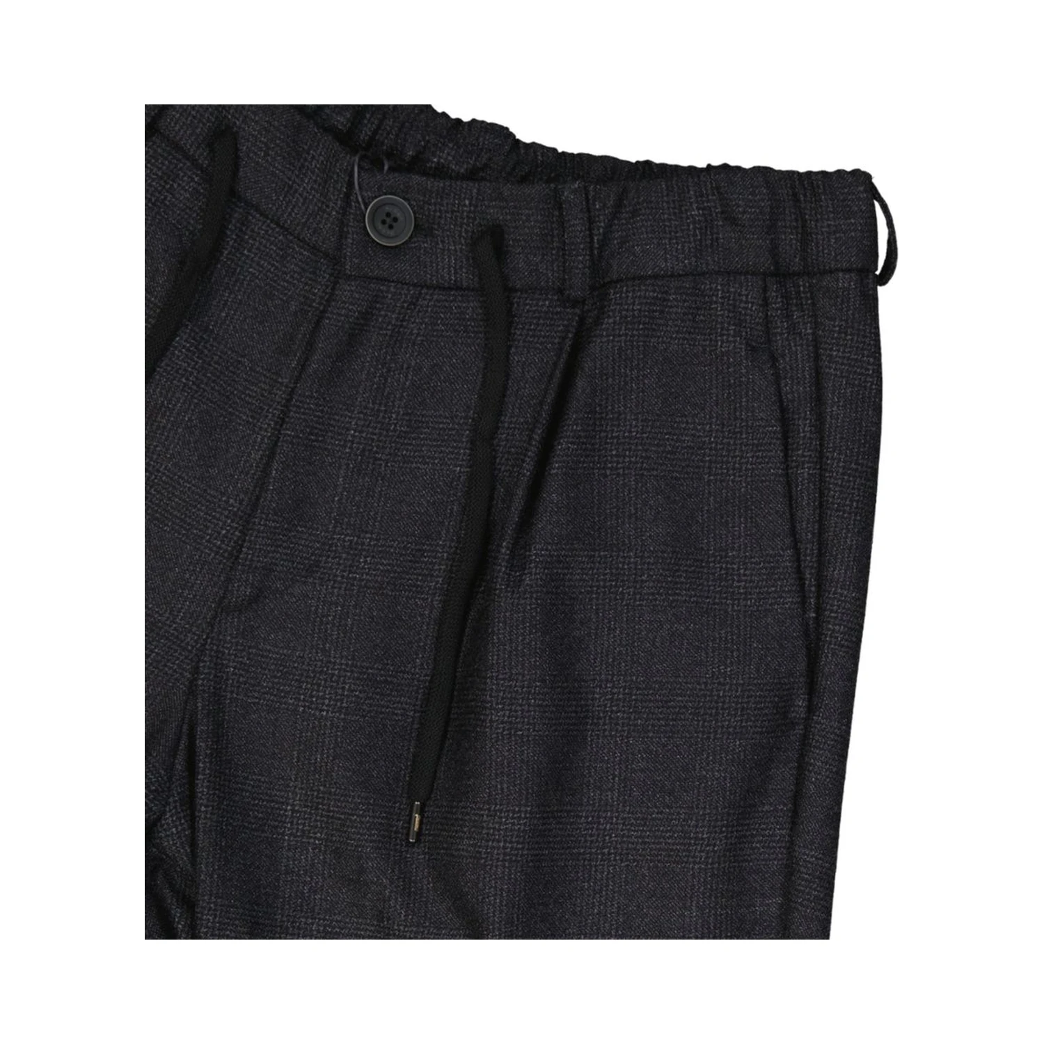 Gray Wool Casual Pants