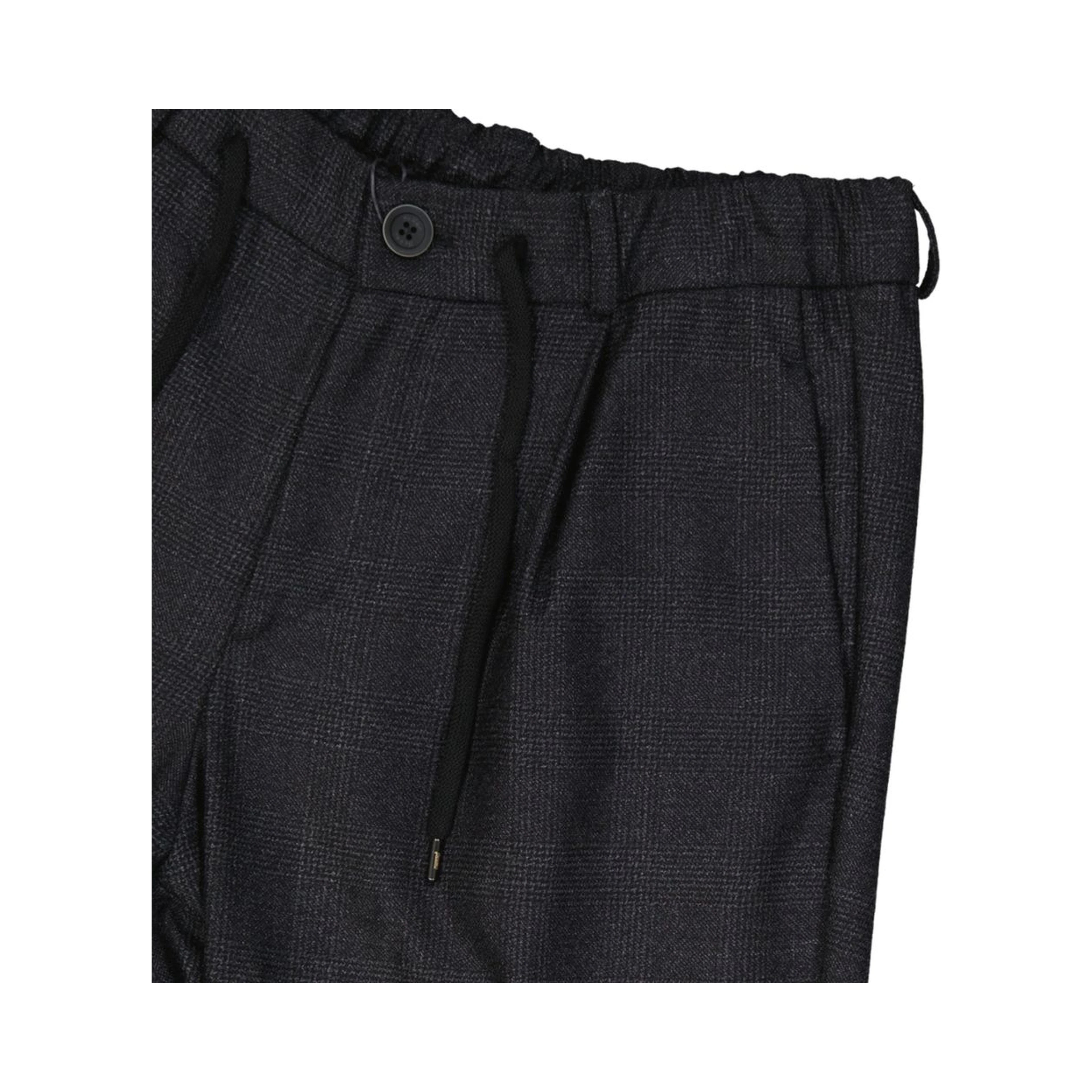 Gray Wool Casual Pants