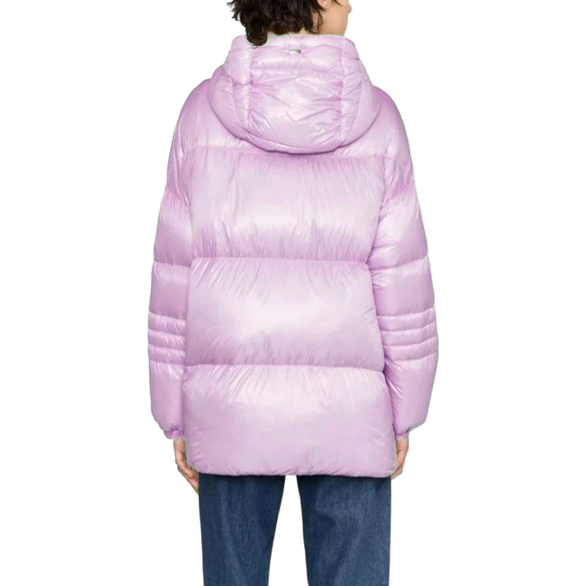 Multicolor Polyamide Full-Length Jacket