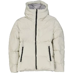 White Polyamide Shell Jacket