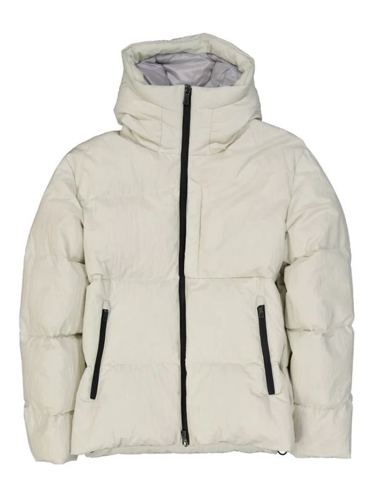 White Polyamide Shell Jacket