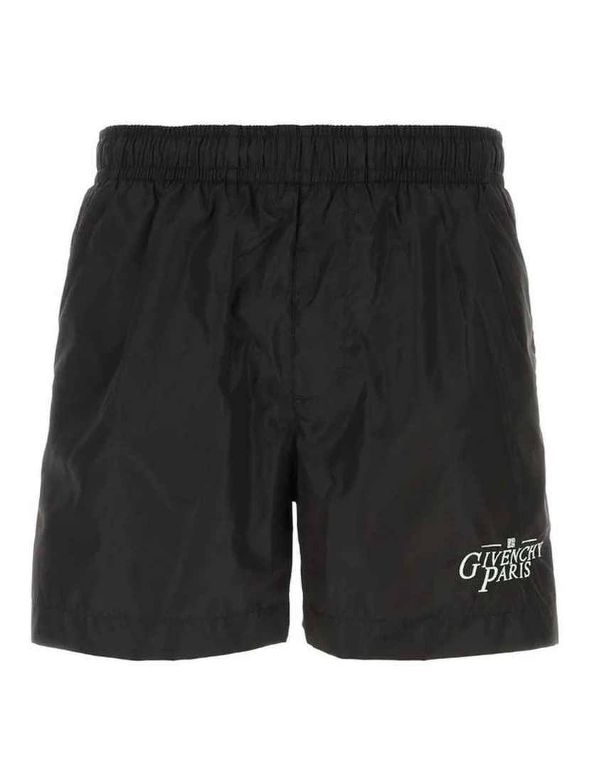 Black Polyamide Swim Shorts