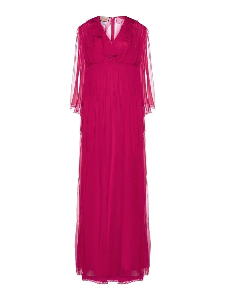 Multicolor Silk Casual Dress