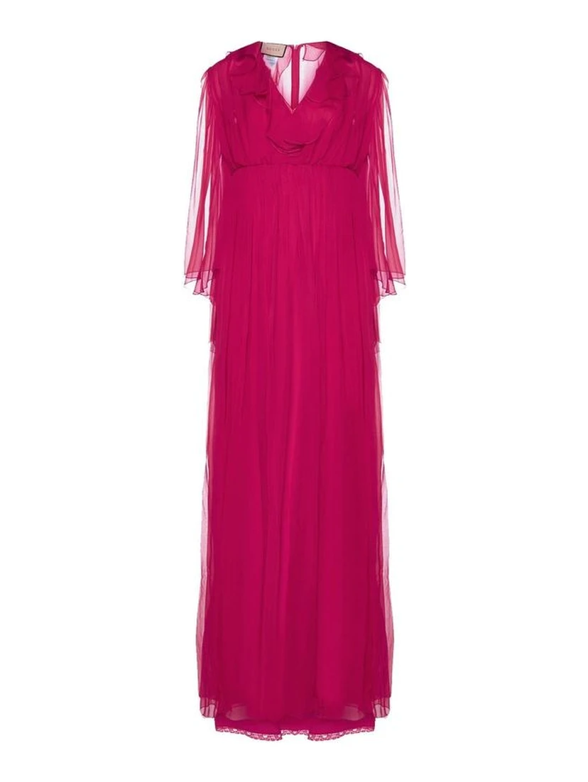 Multicolor Silk Casual Dress