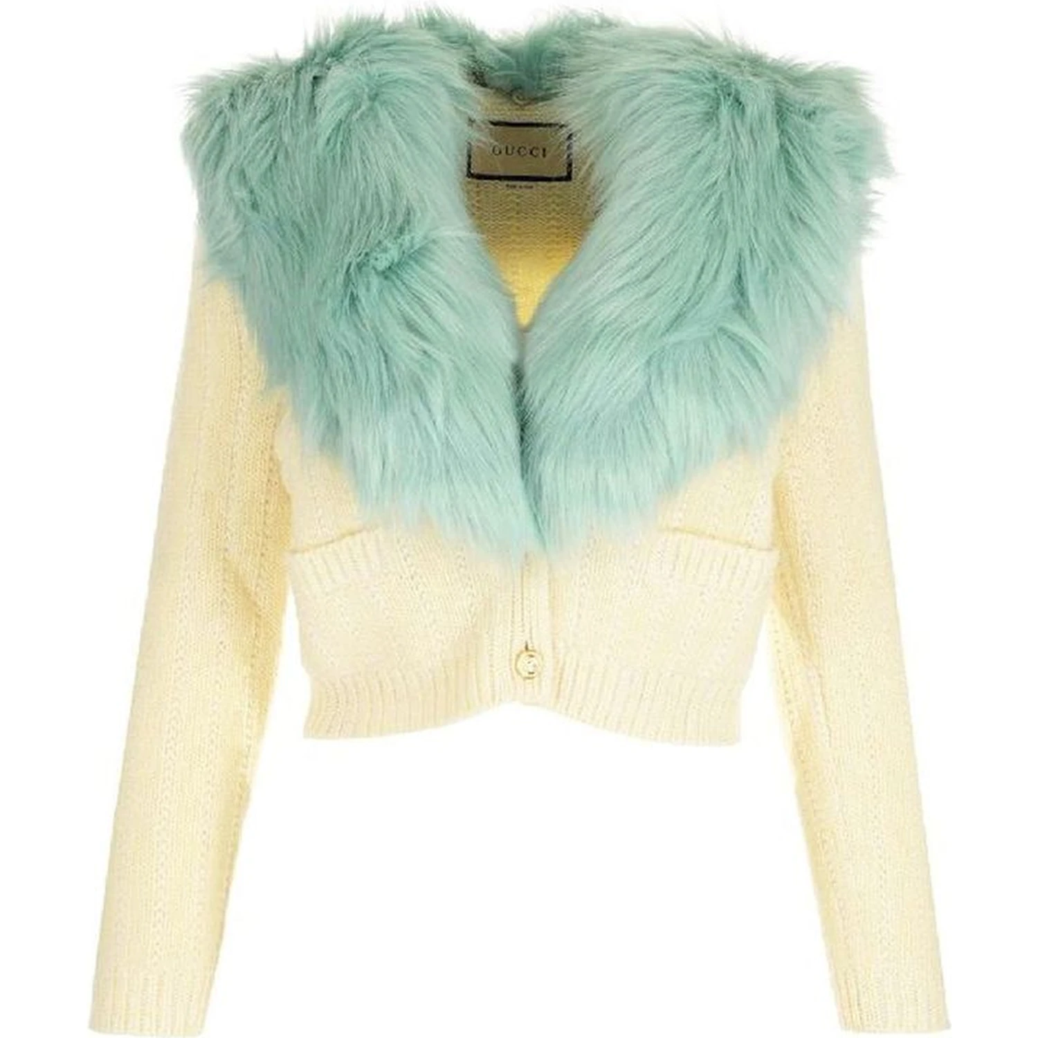 White Wool Cardigan