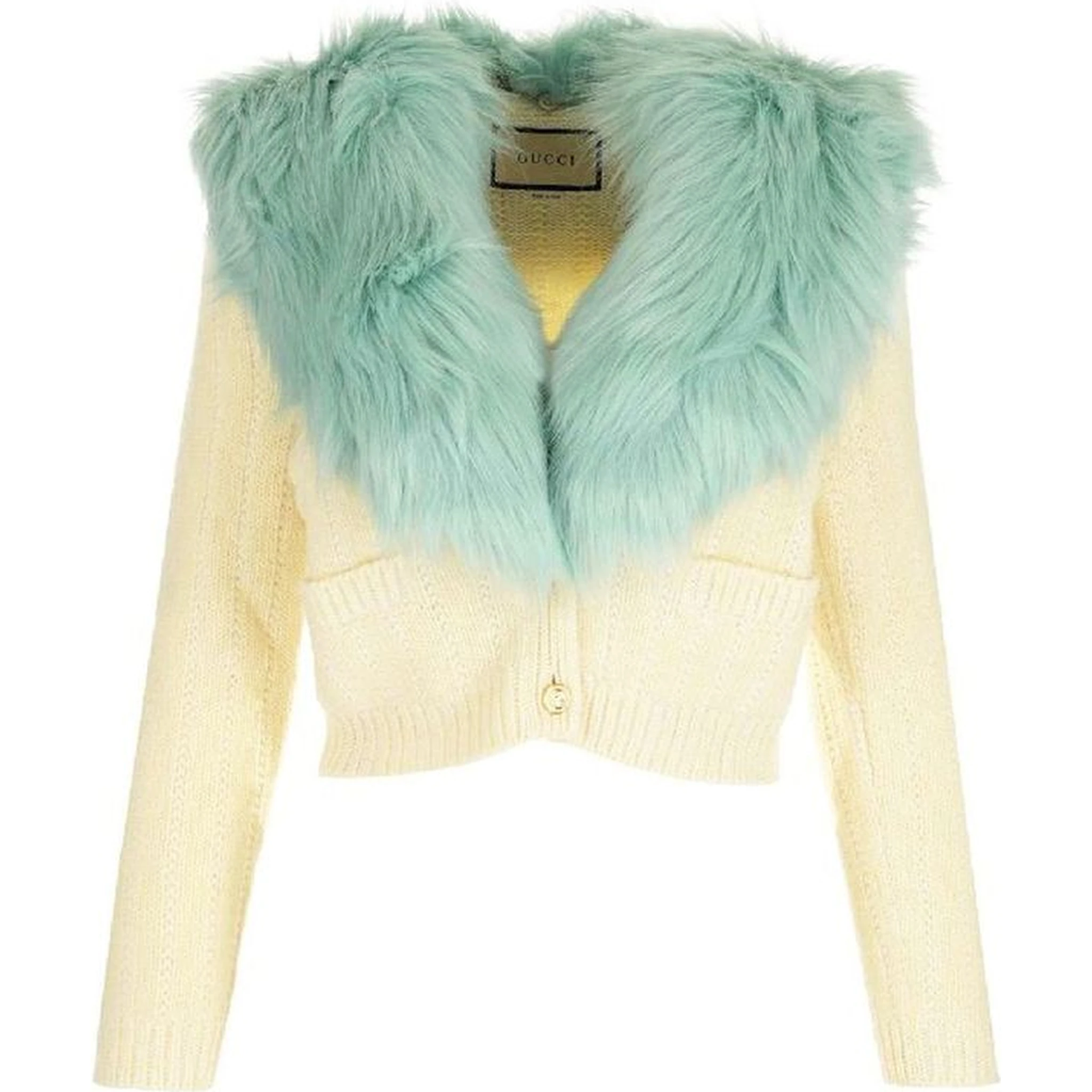White Wool Cardigan